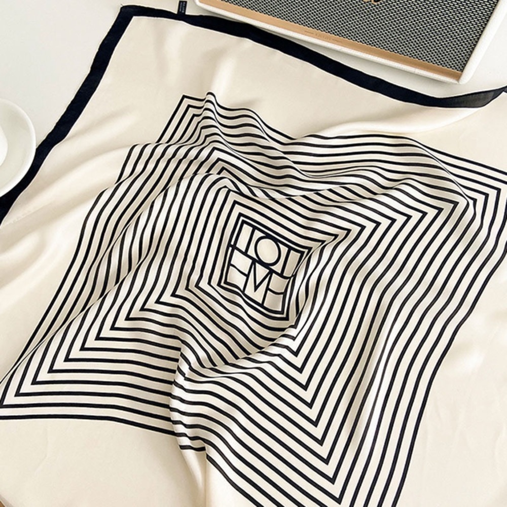 Silky Hair Scarf/27" Square Neck Scarf